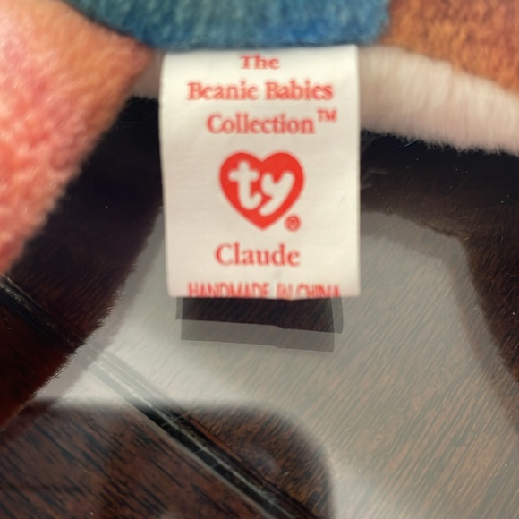 RARE TY Beanie Baby CLAUDE The Crab RETIRED 1996 MINT, lots of Errors. - Picture 6 of 16